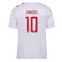 Maglia Calcio Danimarca Christian Eriksen #10 Seconda Divisa Europei 2024 Manica Corta